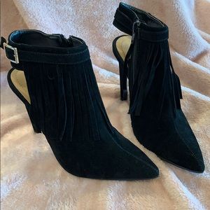 New! Anne Michelle Fringe Open Boot